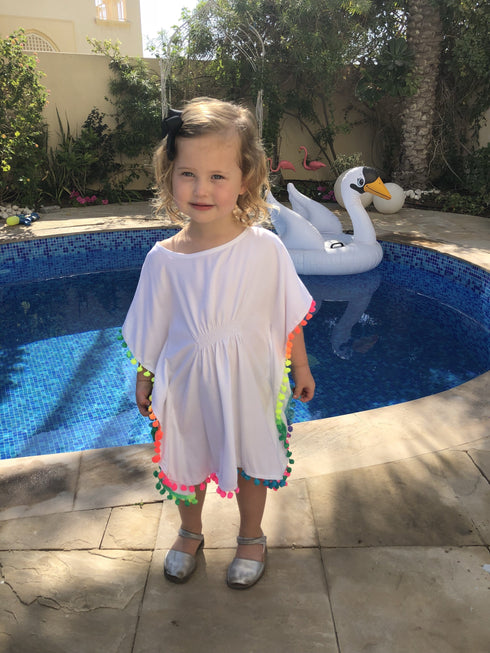 The Little Kaftan - White